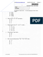 Soal Un Matematika SMK Kelompok Teknologi Kesehatan Dan Pertanian Tahun 2013 Kode MTK - TKP - SK - 21