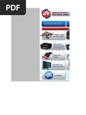 576 Lista de Precios de CT 050712 | PDF | Disco duro | Microprocesador