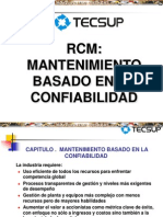 Curso RCM Mantenimiento Basado Confiabilidad Tecsup PDF