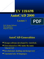 1.d. AutoCAD Lecture 1