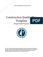 Construction Quality Plan Sample