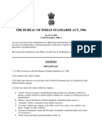 The Bureau of Indian Standards Act