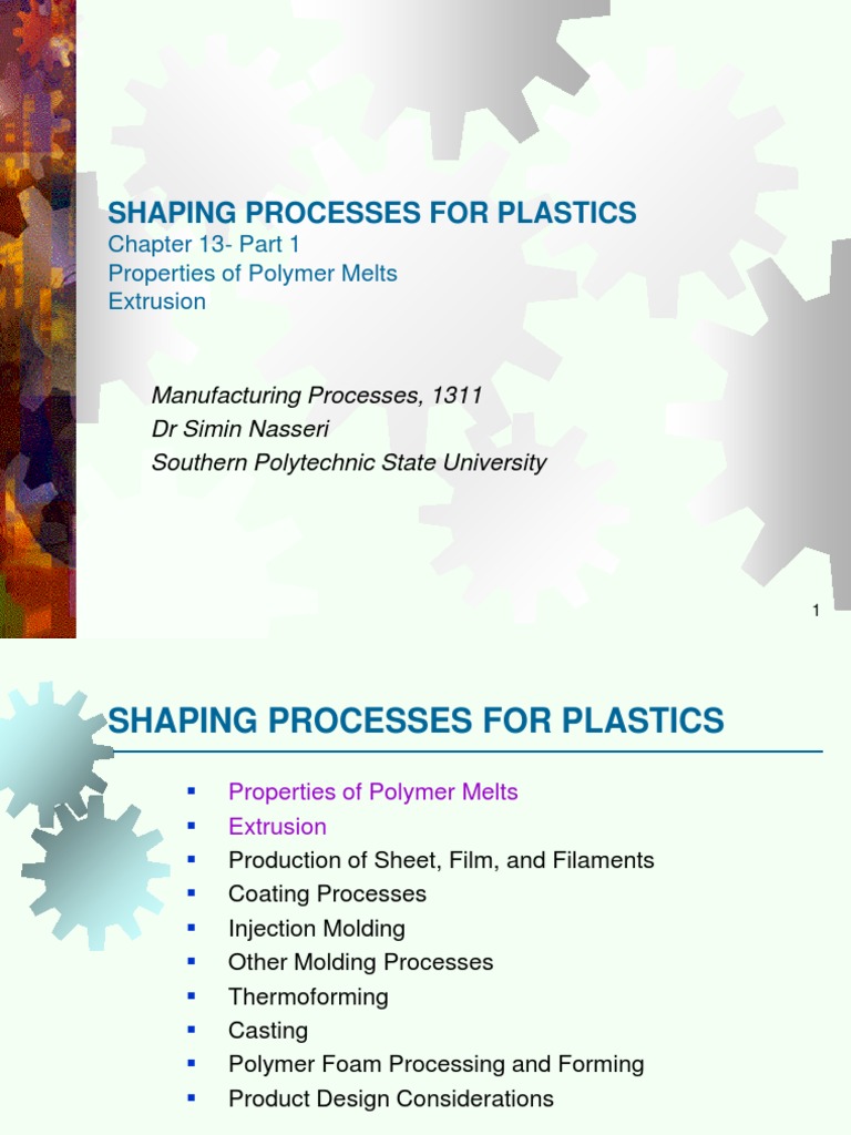 Polymer Processing for Engineers | PDF | Extrusion | Plastic