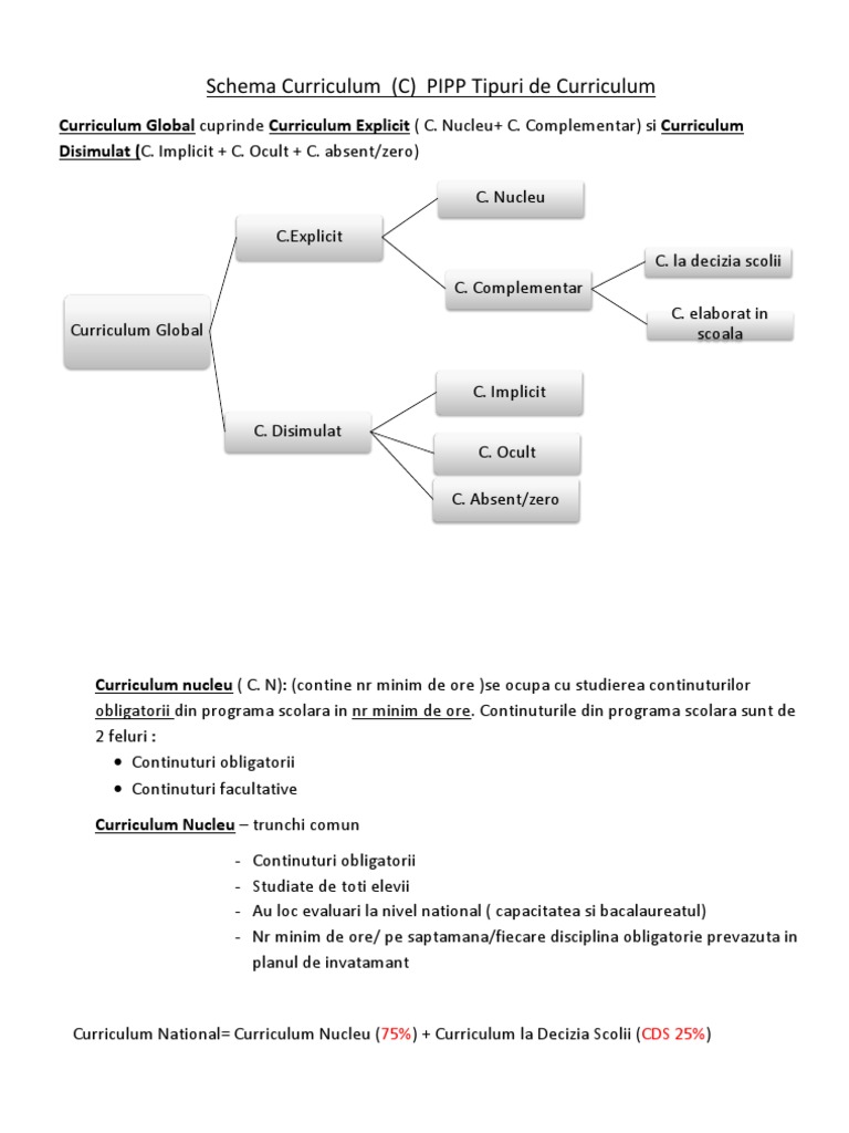 Schema Curriculum | PDF