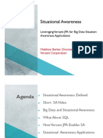 Situational Awareness: Leveraging Versant JPA For Big Data Situation Awareness Applications