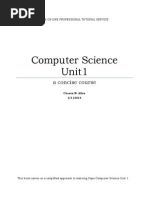 Computer Science Unit 1 Notes