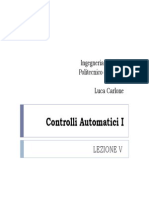 ControlliAutomaticiI LEZIONE V 09