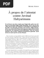 Download Lattentat  contre Juvnal  Habyarimana by La Nuit rwandaise SN19923904 doc pdf