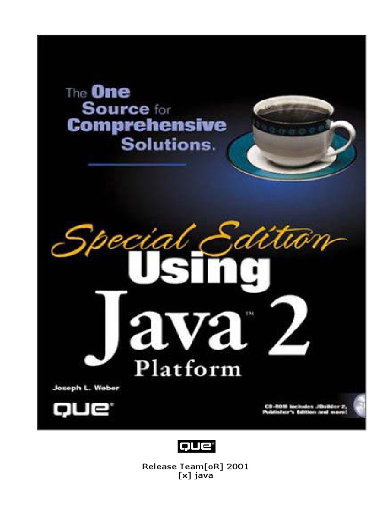 Special Edition Using Java 2 Platform - Que | PDF | Java (Programming ...