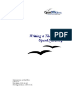 Writing thesis in Open office 