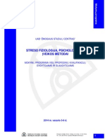 Mokymu Programa - Streso Fiziologija, Psichologija Ir Įveikos Metodai