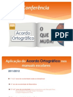 Conferência Acordo Ortografico Lisboa Editora