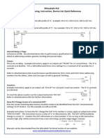 Mitsubishi FX-PLC Addressing, Instruction & Device List Quick Ref