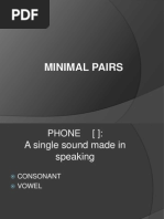 Minimal Pairs