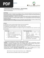 2.- Comunho Diaria Com Deus - Devocional