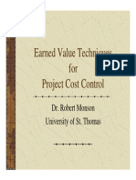 Earned Value Techniques