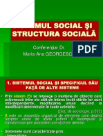 Sistemul Social Şi Structura Socială