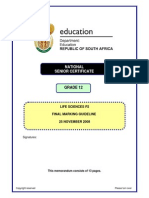 Life Sciences P2 Nov 2008 Eng Memo Final