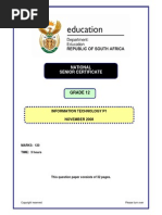 Information Technology P1 Eng. Nov. 2008