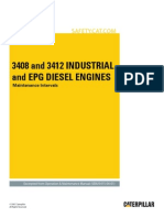 3408 and 3412 Industrial and EPG Diesel Engines-Maintenance Intervals