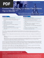 Download Difference between Genuine direct selling and Pyramid scheme by The entrepreneur SN19931041 doc pdf