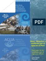 Mapa de Los Actuales Conflictos Por El Agua en El Perú - Carlos Pereyra - IPROGA