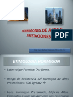 Hormigones de Altas Prestaciones Msc. Cabrera