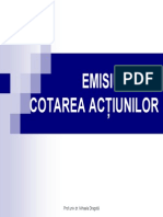 Emisiunea Si Cotarea Actiunilor i.ppt