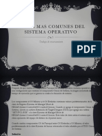 Fallas Mas Comunes Del Sistema Operativo