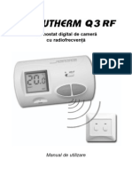 Termostat Wireless Computherm Q3 RF Fisa Tehnica