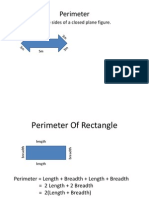 Perimeter of Shapes