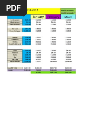 family budget