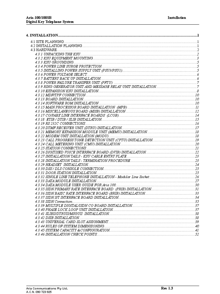 Aria-100 Installation Guide | PDF | Electrical Connector | Power Supply