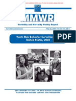 2003 CDC National Youth Risk Behavior Survey