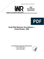 1993 CDC National Youth Risk Behavior Survey