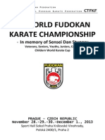 2013 World Fudokan Karate Championship Prague Czech Republic-Ff PDF