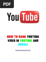 How To Rank Video On Youtube and Google From