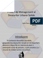 Proiect de Management Al Deseurilor Urbane Solide