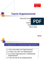 Semana 1 Teoria Organizacional 2013-2