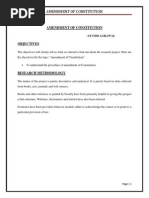 Amendment of Constitution