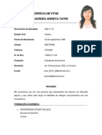 Curriculum Vitae Arrieta