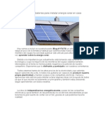 Calcular Paneles y Baterías para Instalar Energía Solar en Casa