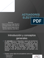 Presentacion Actuadores Electricos PDF