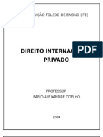 Apostila N. 1 de Direito Internacional Privado