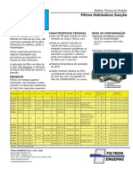 Filtros hidráulicos sucção