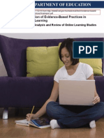 Evaluation of Evidence-Based Practices in Online Learning