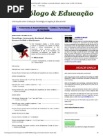 Tecnólogo & Educação_ Tecnólogo, Licenciado, Bacharel, Mestre, Doutor ou PhD e Pós Doutor