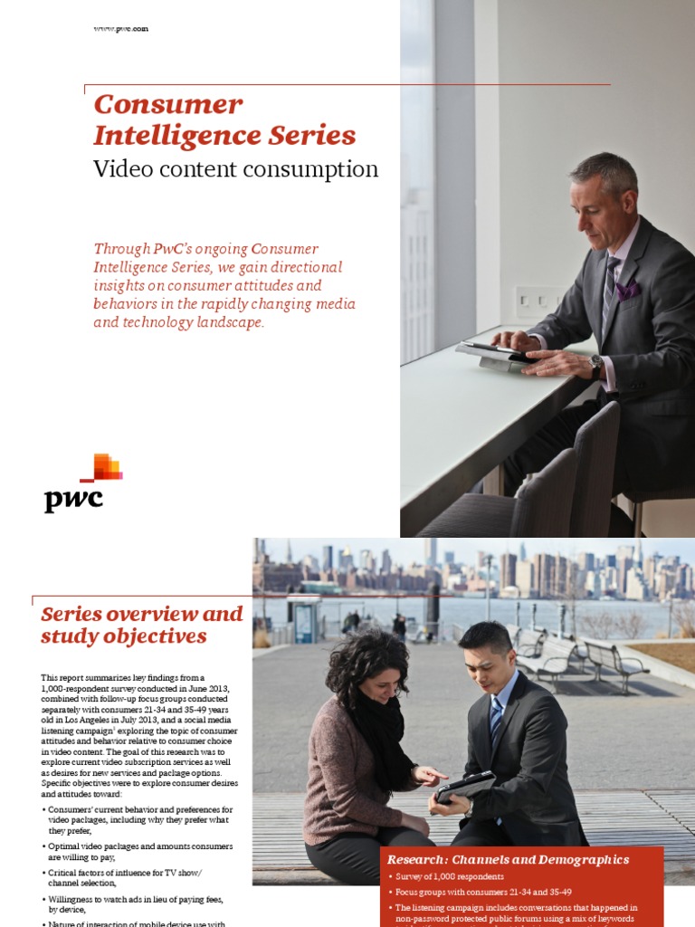 PWC Consumer Intelligence Series - Video Content | PDF | Pay Television ...
