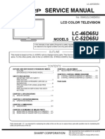 Sharp Lc-46d65u & Lc-52d65u Final Lcd Tv Sm