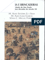 Memórias e Brincadeiras Na Cidade de São Paulo No Início Do Século XX